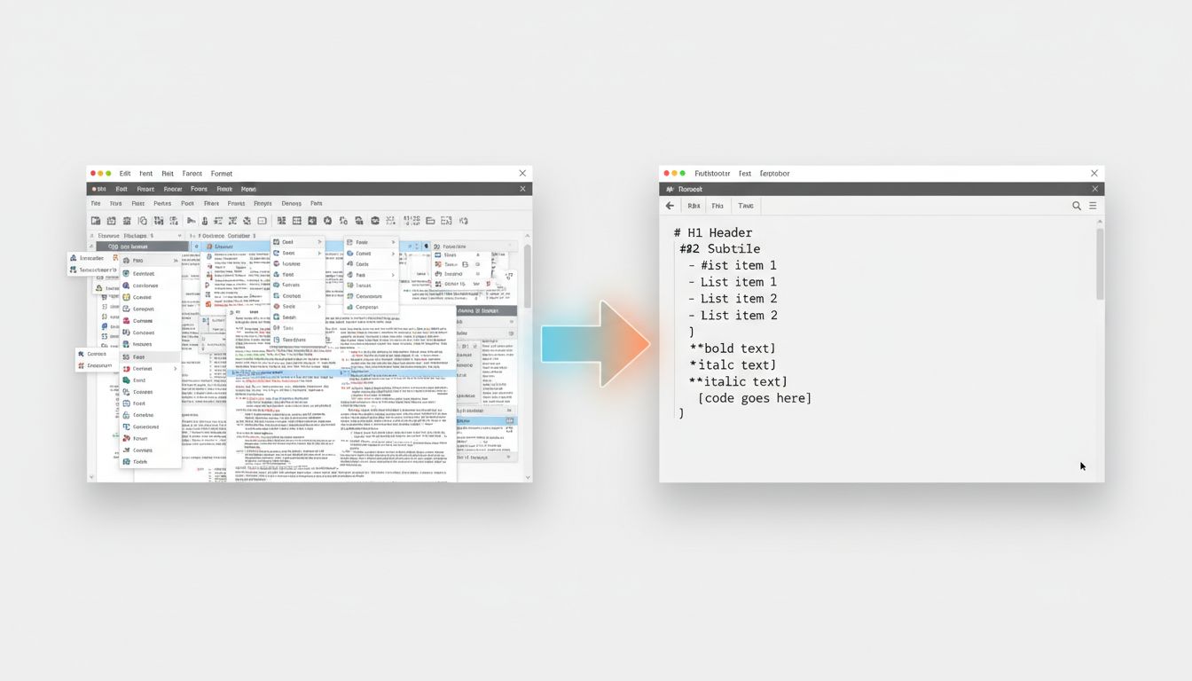 Plain text vs rich text comparison