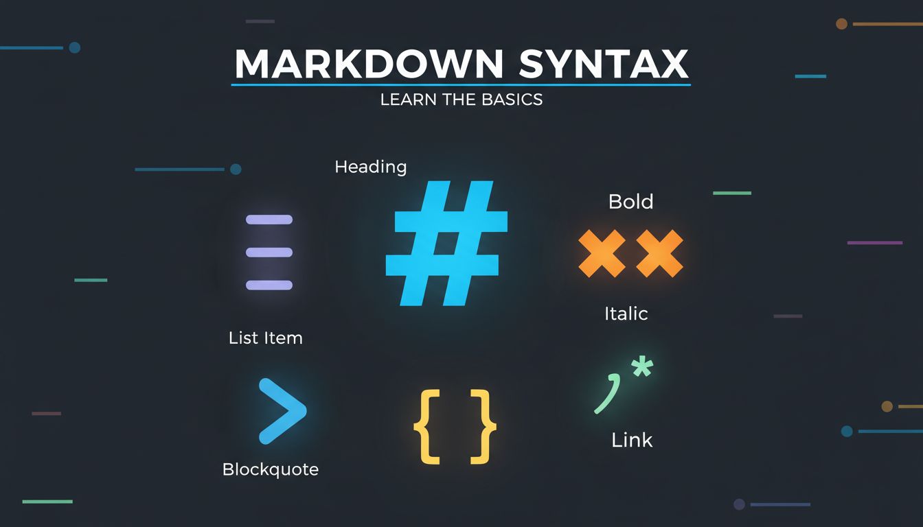 Markdown syntax fundamentals